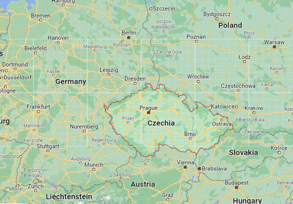 Czech Republic on Map