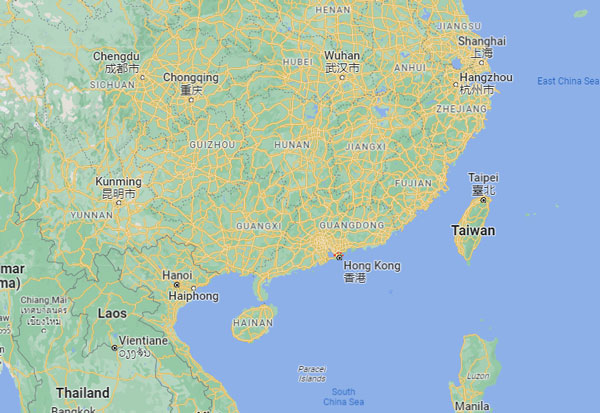 Hong Kong on Map