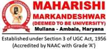 лого - Maharishi Markandeshwar University