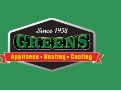 лого - Greens Appliance, Heating & Cooling