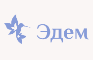 лого - Эдем - цветочный магазин