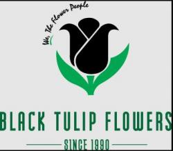 Logo - Black Tulip Flowers