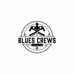 Logo - Blues Crews Roofing & Gutters