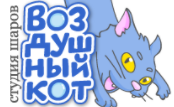 лого - Магазин Юный Студия шаров "Воздушный кот"