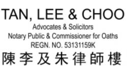 Logo - Tan, Lee & Choo