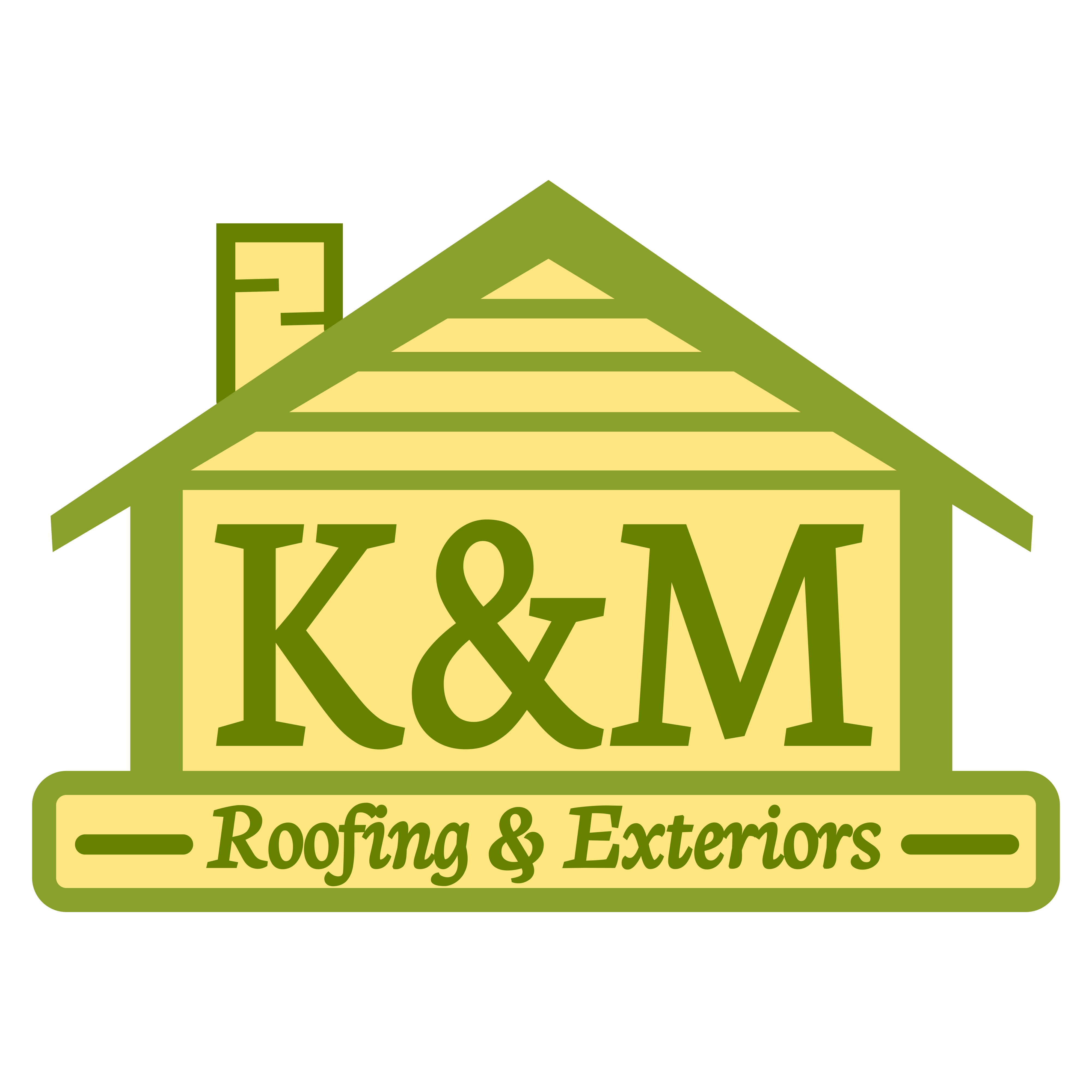 Logo - K&M Roofing & Exteriors