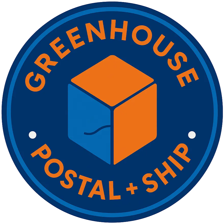 Logo - Greenhouse Postal + Ship