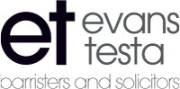 лого - Evans Testa Barristers & Solicitors