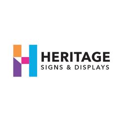 Logo - Heritage Printing, Signs & Displays