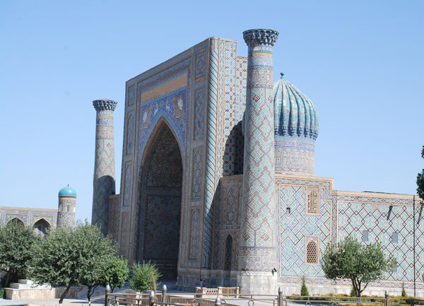 Visiting Registan Square in Samarkand