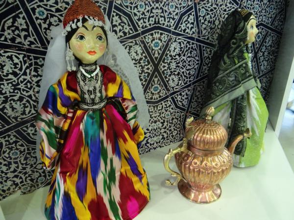 An Uzbek Doll and Tea Pot