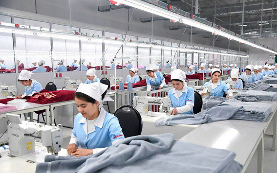 Текстильное производство в Узбекистане