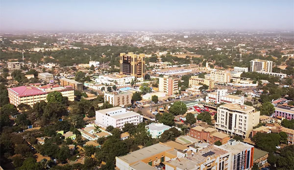 View of Capital City Ouagadougou, Burkina Faso