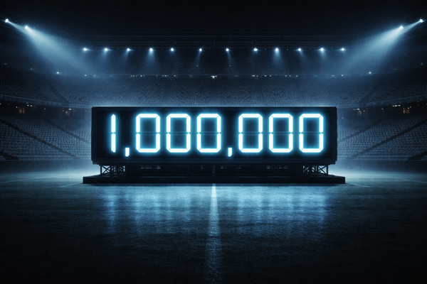 На пустом стадионе