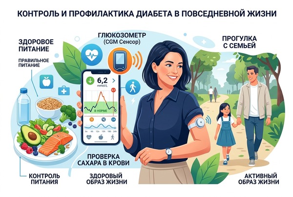 Что нужно для контроля сахара в крови
