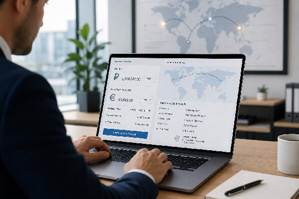 Рублёвые платежи международной компании через цифровую финансовую платформу